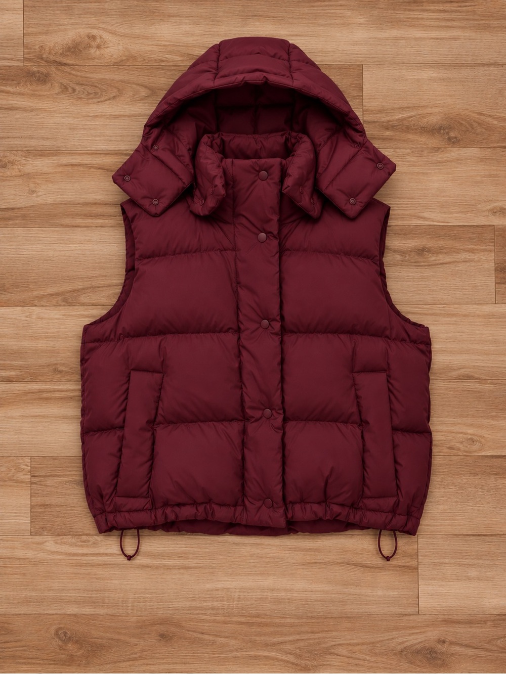 Lululemon / Wunder Puff Cropped Vest /Garnet Deep Luxe / Size 6